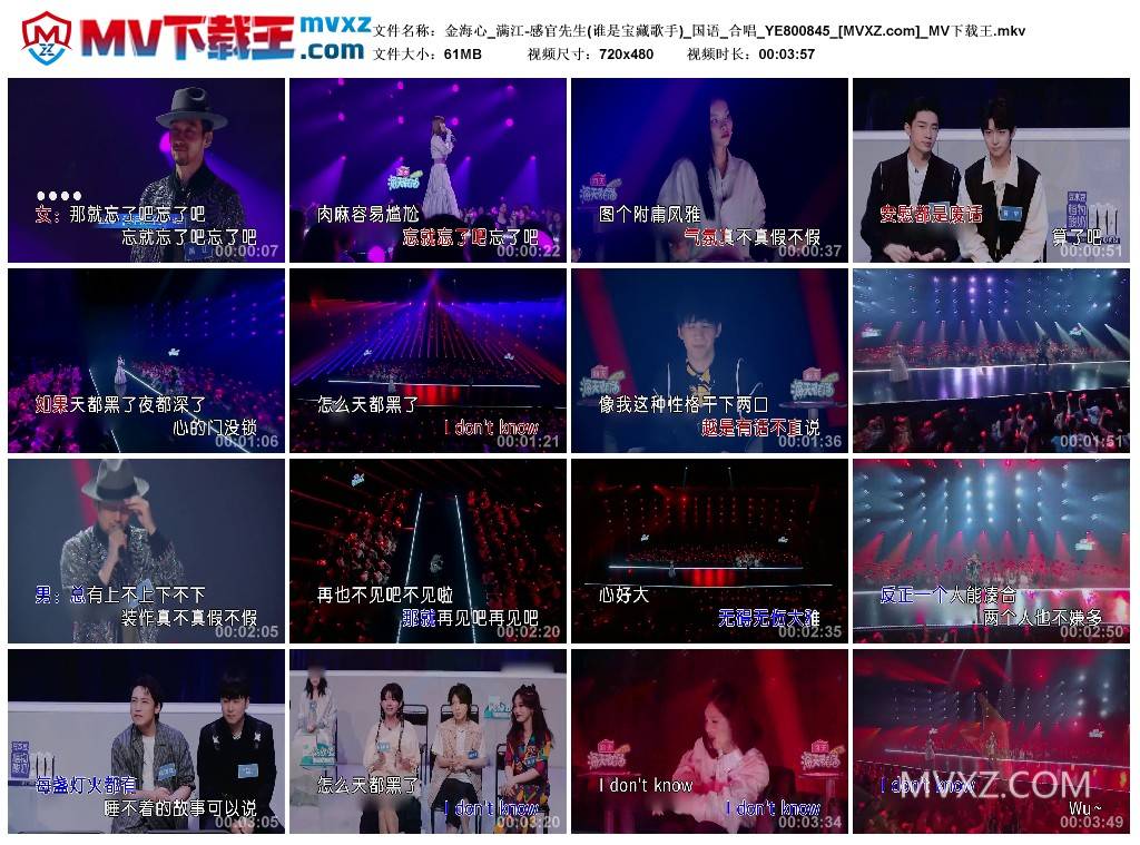 金海心_满江-感官先生(谁是宝藏歌手)_国语_合唱_YE800845